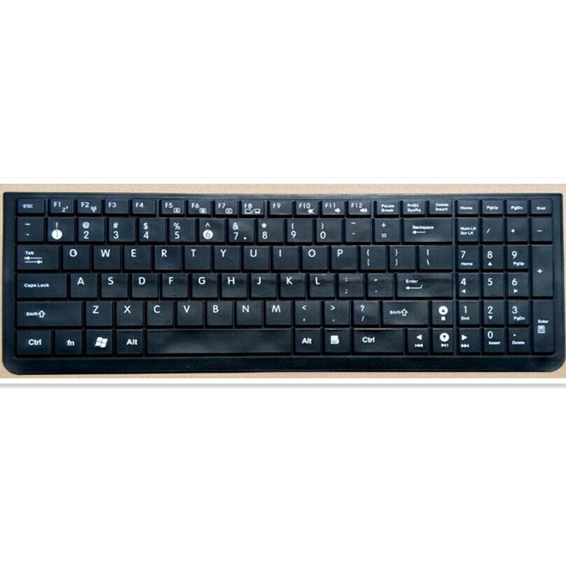 咔咔鱼 键盘膜适用于华硕(ASUS)R556LJ 15.6英寸笔记本电脑 粉红色